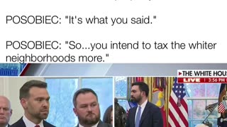 Politics - 2025 Racist Degenerate Liberal Socialist Commie Mamdani Hates White People Gets Owned