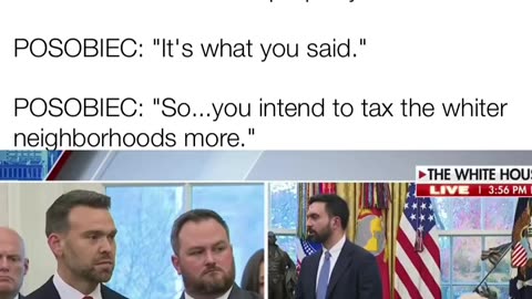 Politics - 2025 Racist Degenerate Liberal Socialist Commie Mamdani Hates White People Gets Owned