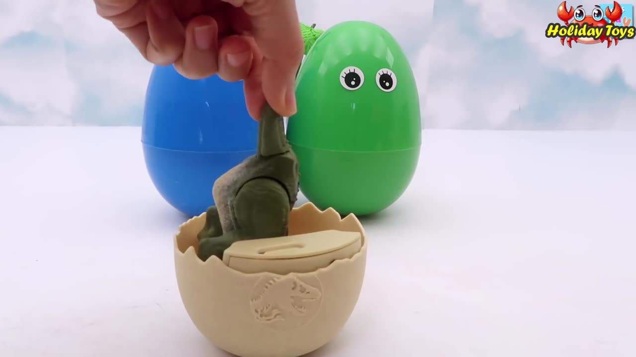 Break Four Green Eggs Containing Ancient Animals