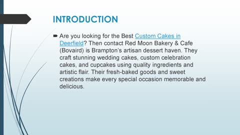 Best Custom Cakes in Deerfield