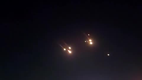 Iranian missiles light up the skies of Tel Aviv as Iran carries out Operation True Promise III