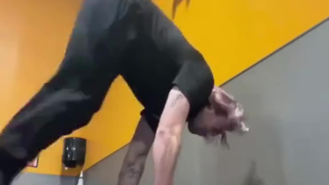 She was just minding her own business when...