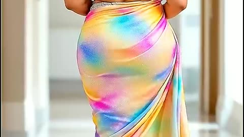 Hot Bbw model in saree