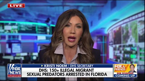 Kristi Noem - Operation Dirtbag Nabs 150+ Illegal Alien Child Predators In Florida