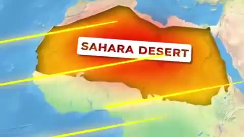 How Sahara Desert plays a role in the general fertility of the Amazon Rainforest