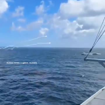 A Russian Su-24 skimmed the waves , and shot flares at US Navy ship.. REAL OR FAKE?? Hard to tell