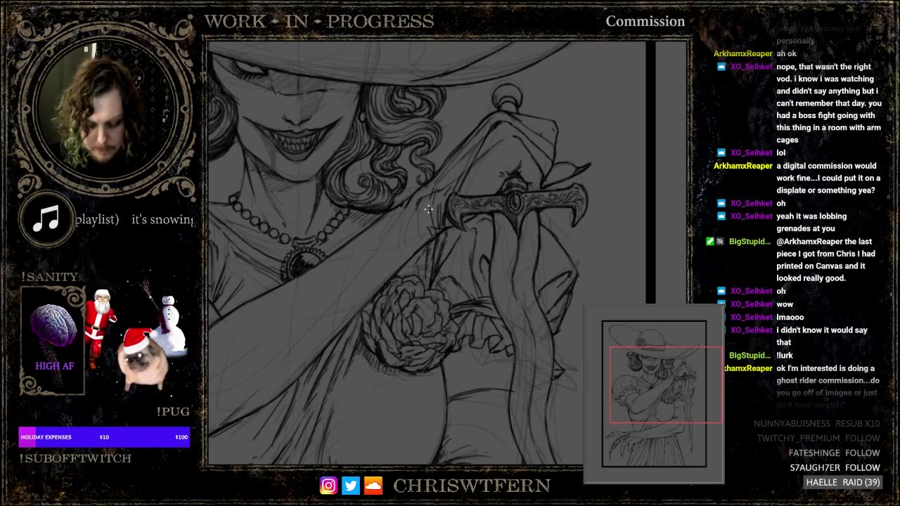 ♡ Half-asleep and working on commissions ♡ !subofftwitch