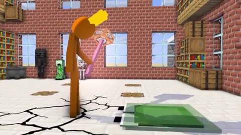 Shin Sonic & Choo Choo Charles vs the MEGA TWISTER! 🌪️🚂 Minecraft Train School Animation