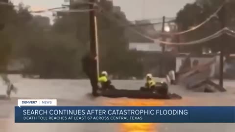 time lapse video shows river water rising