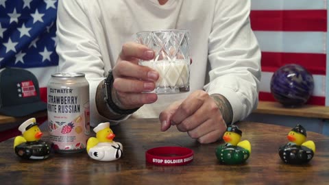 1LT William Hott - Cutwater Strawberry White Russian RTD Cocktail
