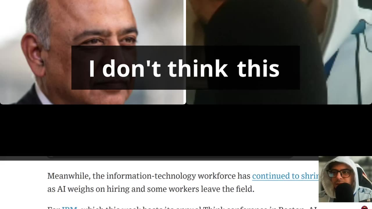 ibm replacing jobs with AI but handling it reasonably