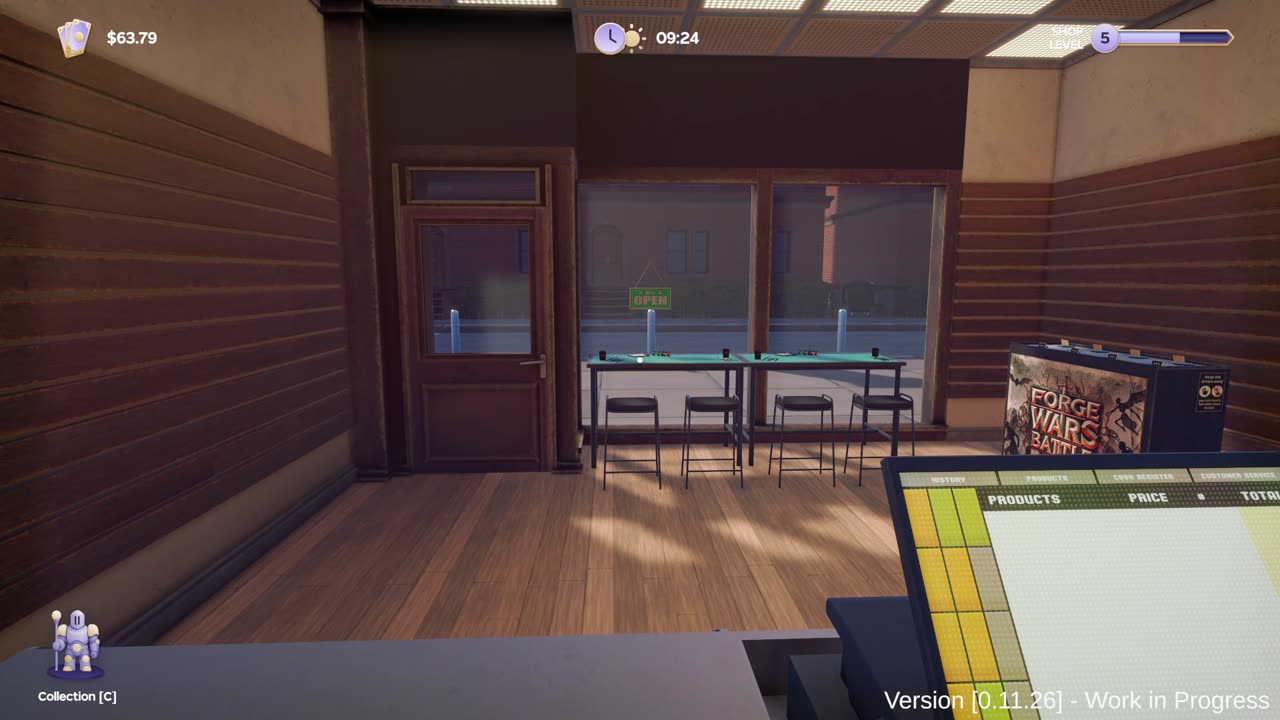 Demo: Tabletop Game Shop Simulator