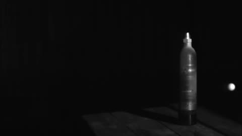Paintball impacting CO2 tank