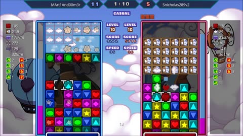 Panel Attack 2-Player Casual (11-7-2025): MArt1And00m3r vs. Snicholas289v2