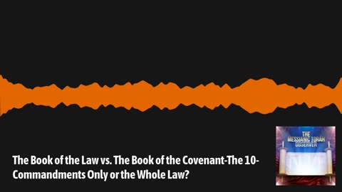 The Book of the Law vs. The Book of the Covenant: The Ten Commandments Only or the Whole Torah