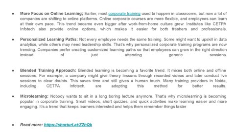 What Are the Latest Trends in Corporate Training?