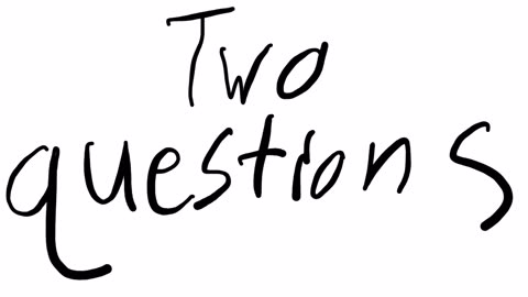 Two questions for Jews