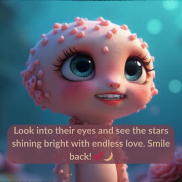 Cute Cosmic Friends #38 – Starry-Eyed Smiles 🌟😊