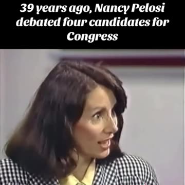 Nancy Pelosi 39 Years Ago