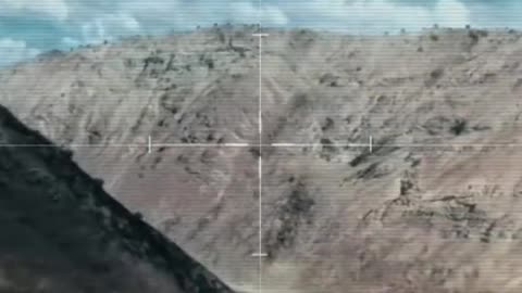 helicopter hunting near cliff