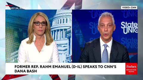 Ex-Chicago Mayor Rahm Emanuel Asked How He Would Handle Crime Amid Trump's Plan To Deploy Guard