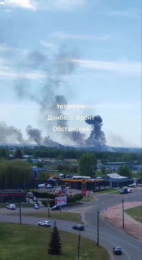 Cherkasy International Airport under attack by Russian Geran drones