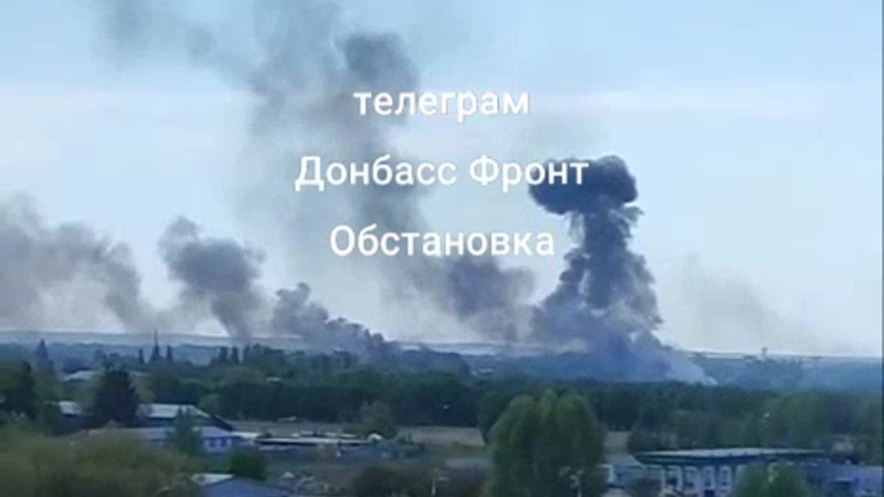Cherkasy International Airport under attack by Russian Geran drones