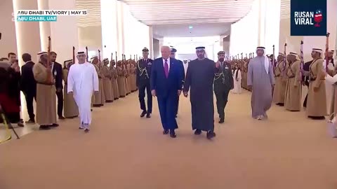 Trump's Another Speechless Moment？ Hair-Flipping Dance Goes Viral as POTUS Arrives In UAE