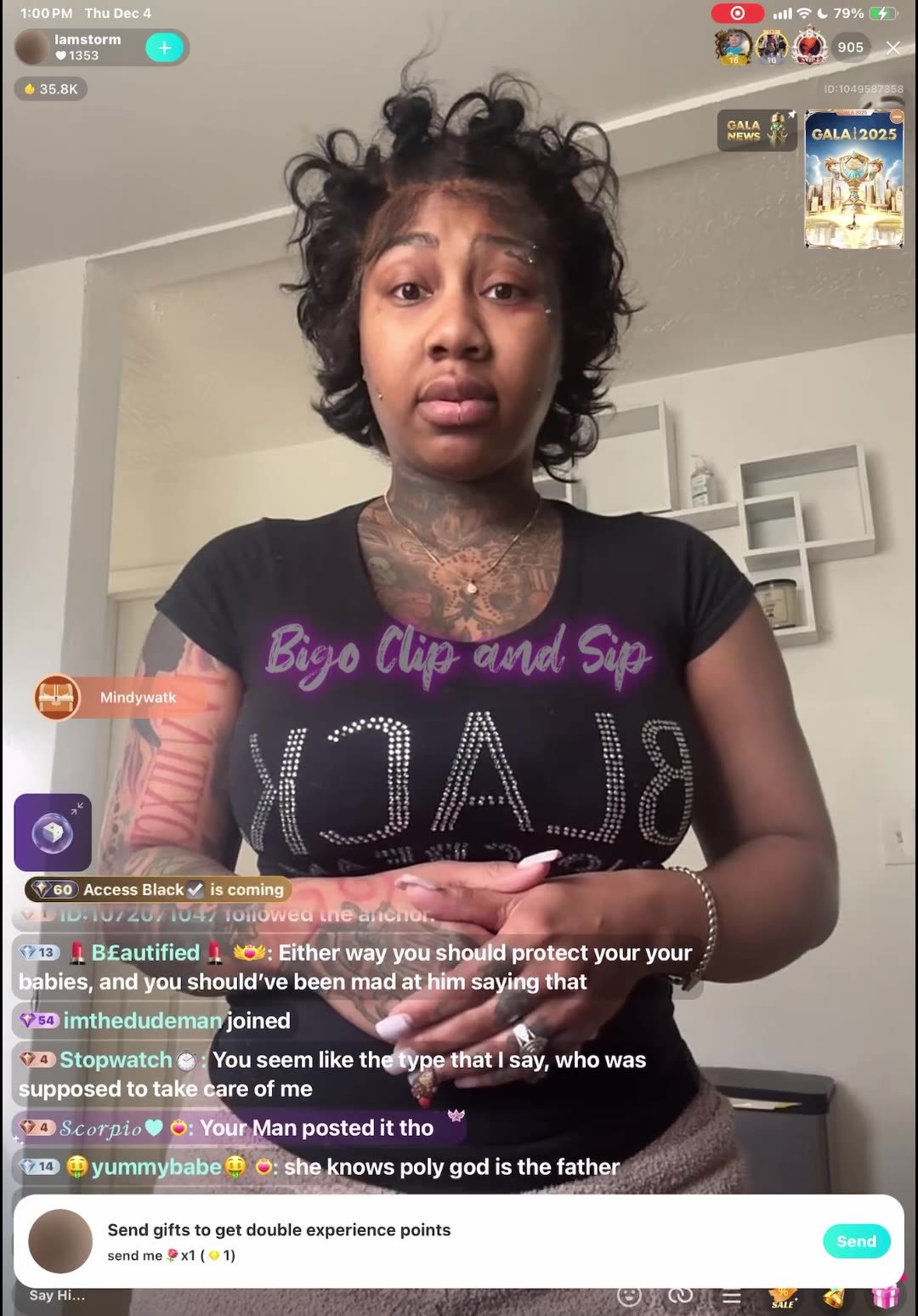 Storm responds to Liyahs accusations of her husband speaking sexual w/baby 12/4/25 #bigoclipandsip