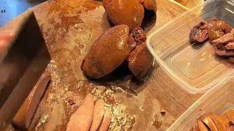 The Viral Video Street Food | Braised Goose Cutting Skill | FoodMe