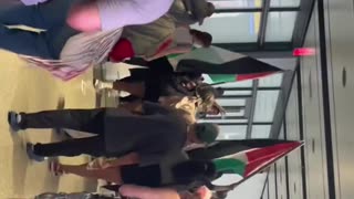 Pro-Iran Rioters Storm NYC's Penn Station, Many Wearing Face Coverings