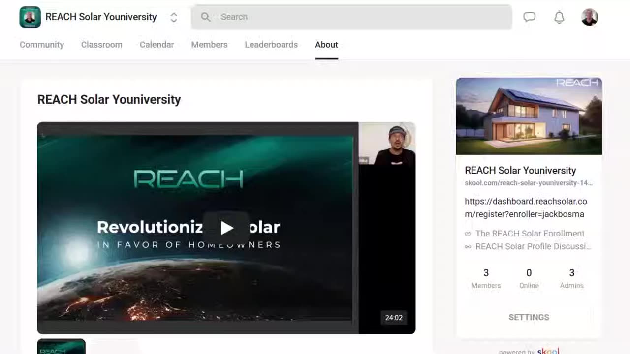 The REACH Solar Skool Opportunity