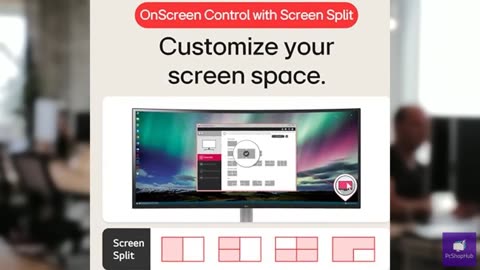 LG 32MR50C-B Curved Monitor 32-Inch FHD 100Hz AMD FreeSync OnScreen Control Dyna