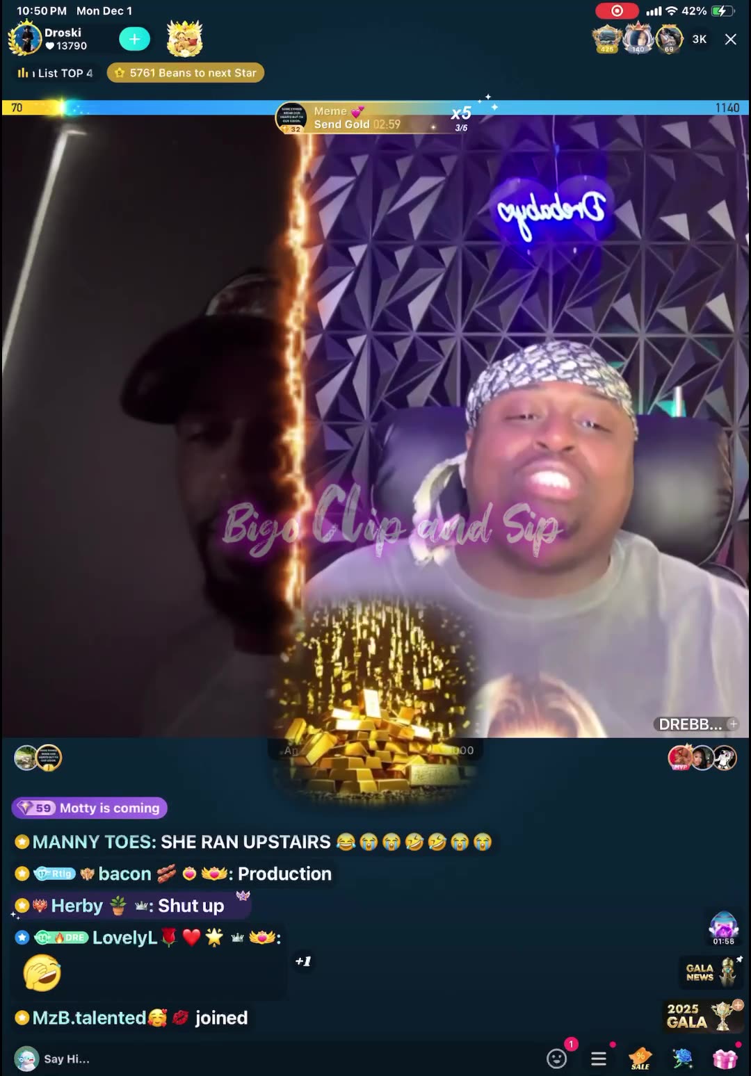 Droski going off after kicking 21 out for not defending him in pk pt1 12/1/25 #bigoclipandsip