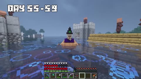 I Survived 100 DAYS as a SHARK in HARDCORE Minecraft!
