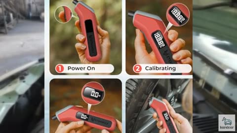 ETENWOLF T300 Digital Tire Pressure Gauge 3-200 PSI, Industrial Tire Gauge Calib