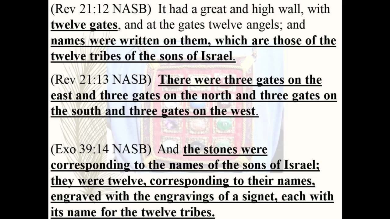 Exodus 39 – The making of the cloths of service. 2017
