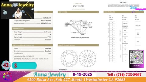 Anna Jewelry 8-19-2025 |10% OFF |Nu Trang Cao Cap Phuoc Loc Tho -Hot Xoan GIA#annajewelry#welivecali
