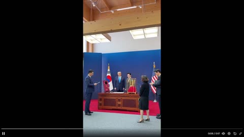 🚨 Hàn Quốc trao tặng Trump, Tổng thống Mỹ ĐẦU TIÊN NHẬN ĐƯỢC Huân chương Mugunghwa vĩ đại.