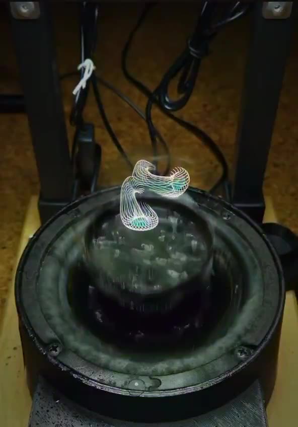 A CYMATIC BUBBLE REVEALING THE FULL 3D SHAPE OF SOUND