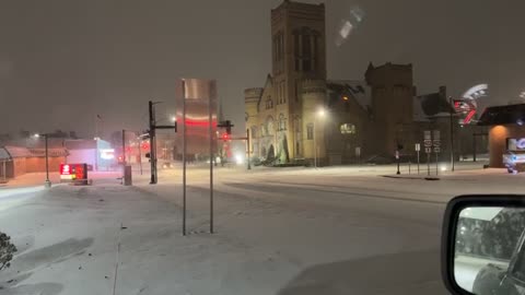 NCTV45 Reporting road conditions January 25 20/26 4:38 AM