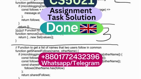 Student Work (Assignment )| CS5021 Web Programming Task -JavaScript Microblogging App| MSc Greenwich