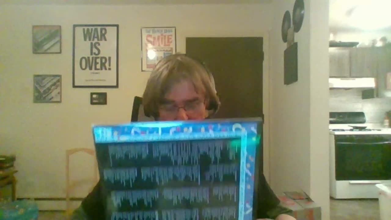 LB GOES TO A RECORD SHOW - THE NON-KARATE PICTURE VERSION