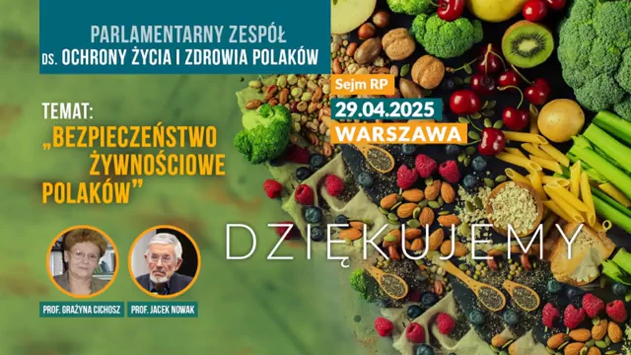 Sejm RP: Bezpieczeństwo żywnościowe Polaków - 29.04.2025