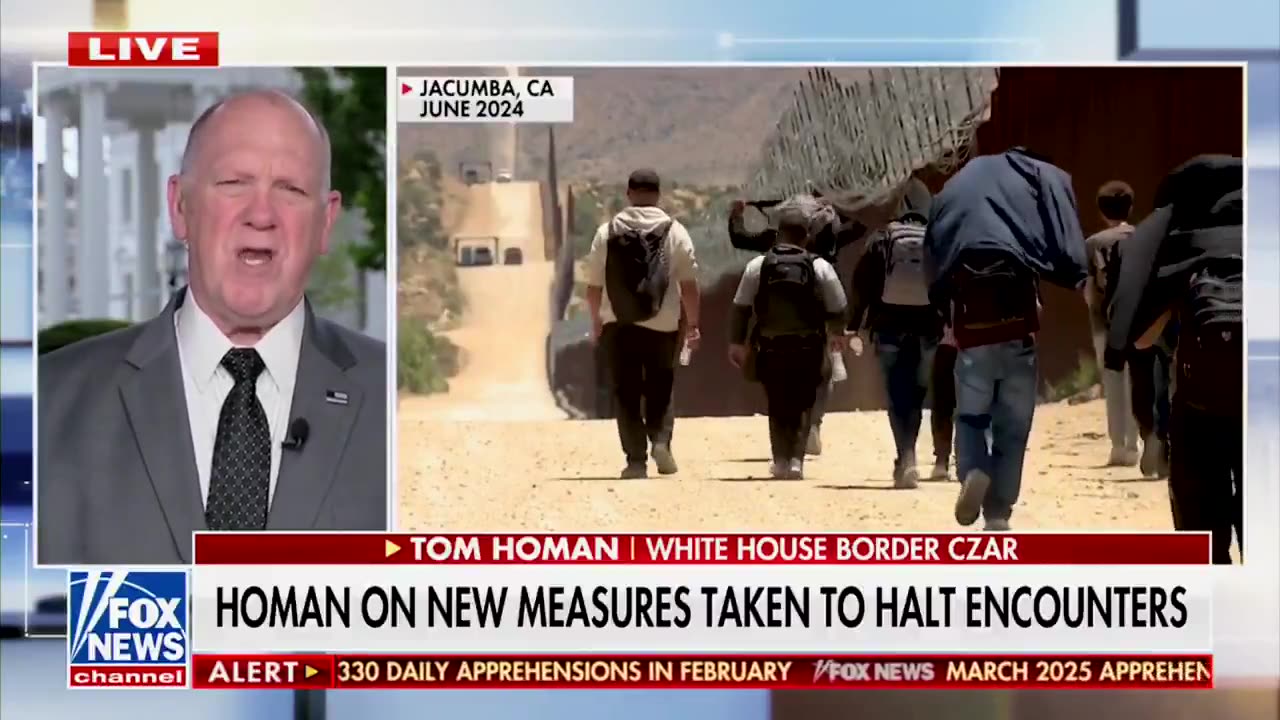 Border Czar Tom Homan gives a great answer on how he secured the border
