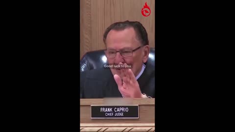 Tears.... so many good people out there. This Judge does right
