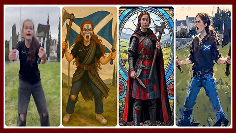 🇬🇧 ⚔️🛡️🗡️ UK's Brave Warrior Girl Mayah Sommers Has Big Ballz and Kicks ASS!