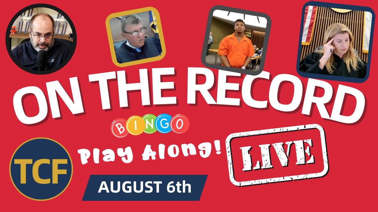 LIVE Court Hearings — Aug 6 (TCF): Judge Boyd, Simpson, Middleton, McNally, Stevens, West + Others