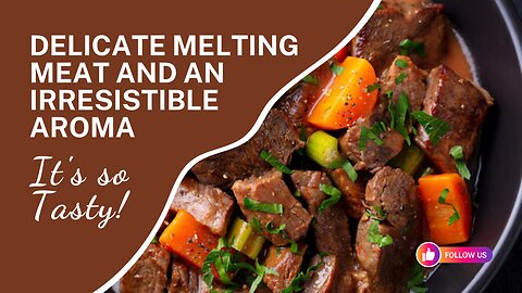 Beef from which you cannot tear yourself away from. It's so tasty!