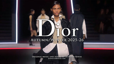 DIOR - Autumn/Winter 2025-26 Fashion Show - Original Music and Sound by Jennifer Rouse #dior